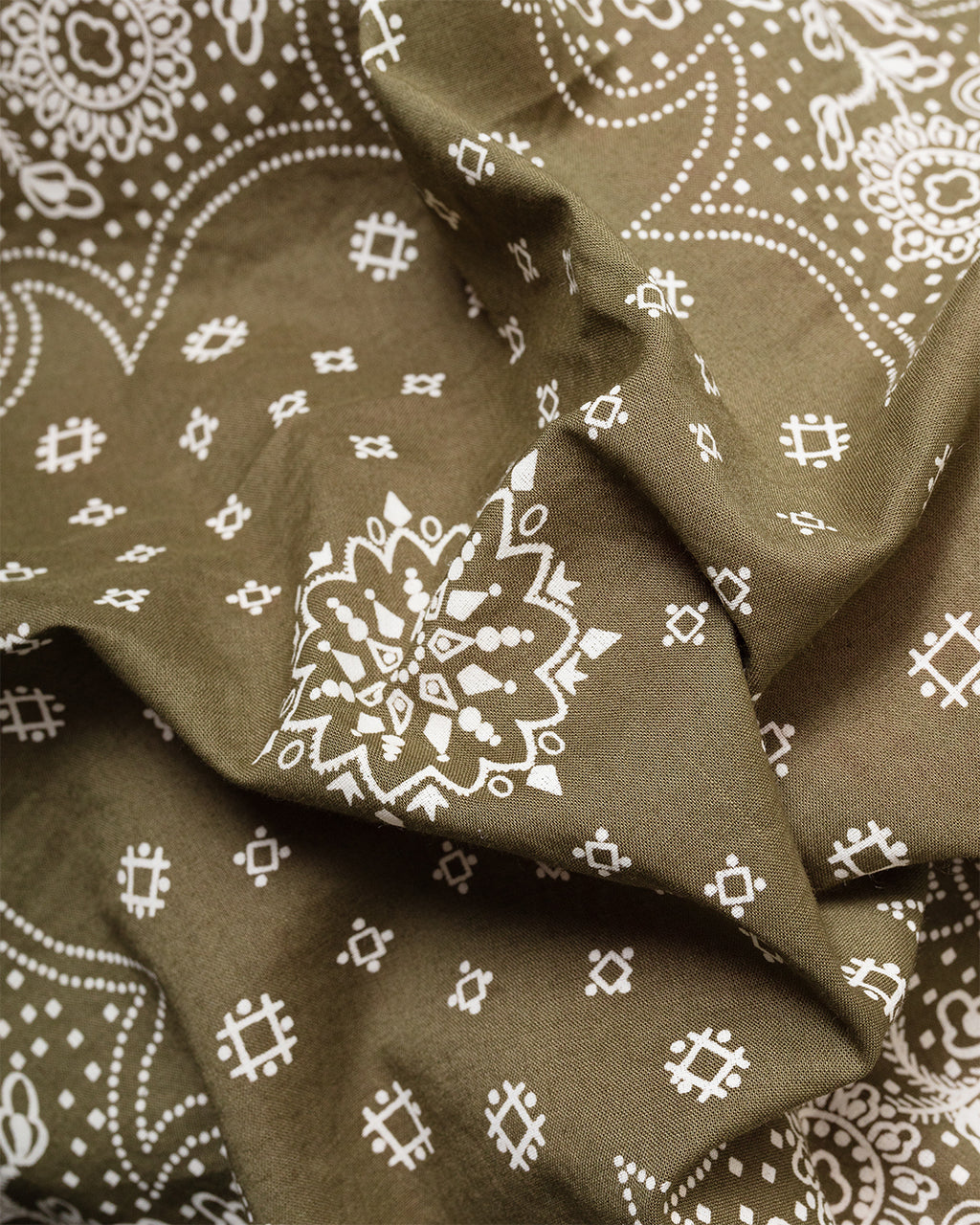 Classic Bandana Neckerchief Olive
