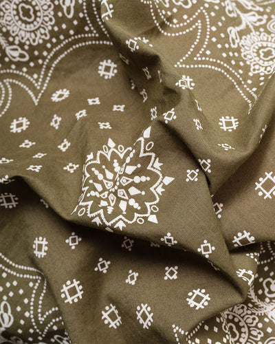 Classic Bandana Neckerchief Olive