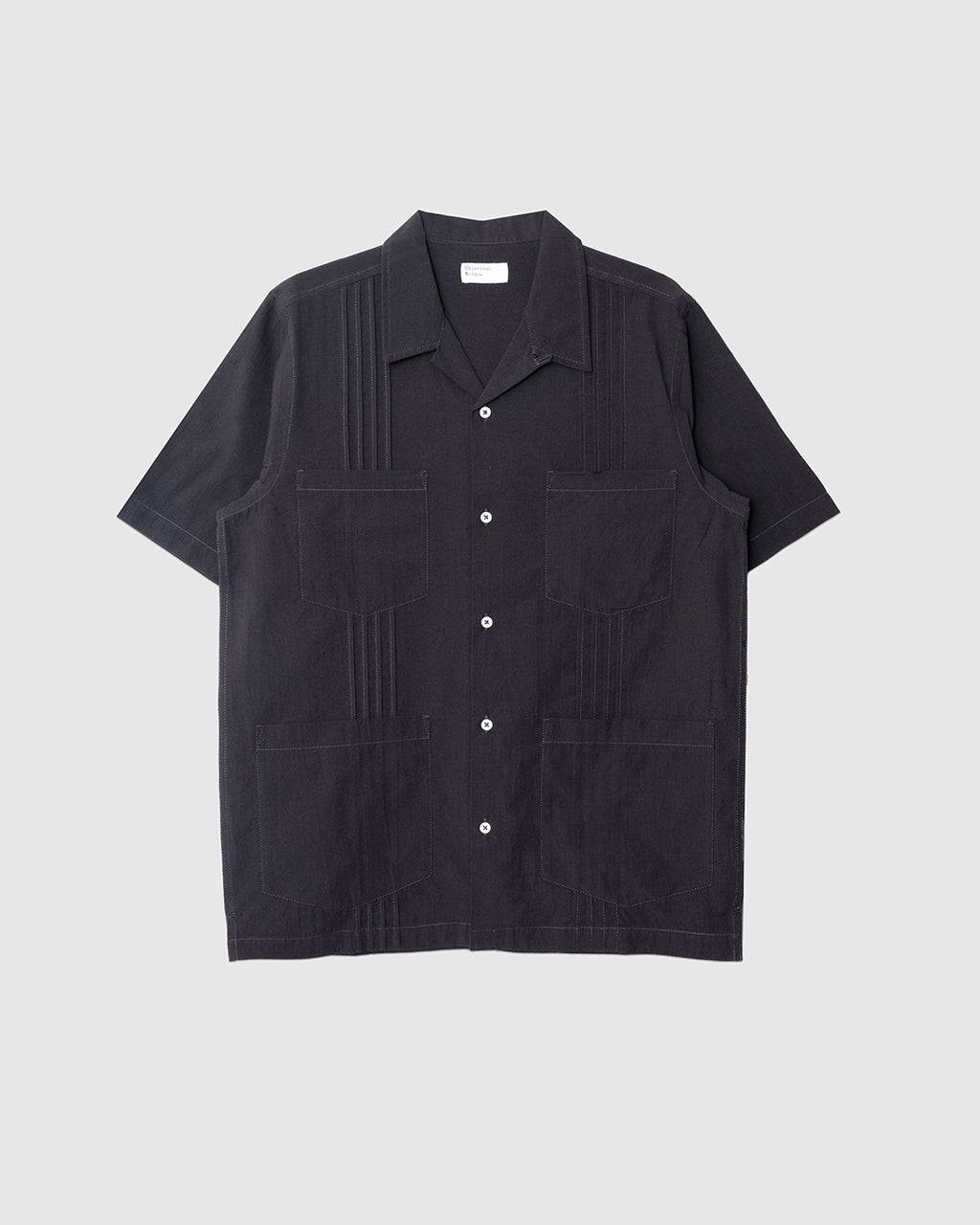 Dwight Overshirt Tech Cotton Black