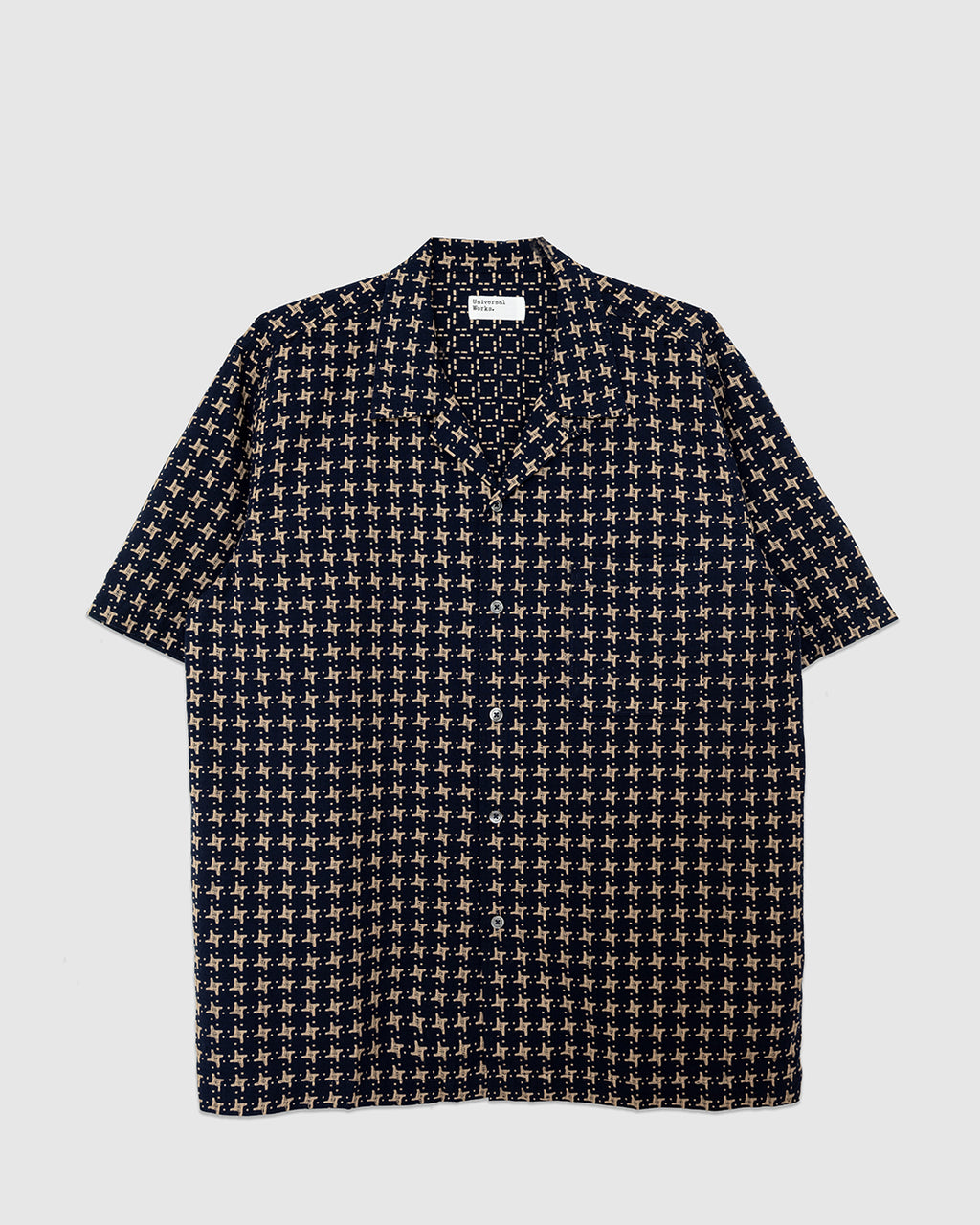 Road Shirt Rhodes 8 Cotton Navy/Sand
