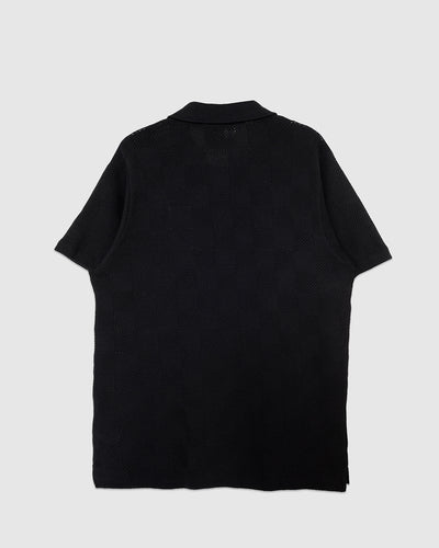 Vacation Polo Fantasy Checkerboard Black