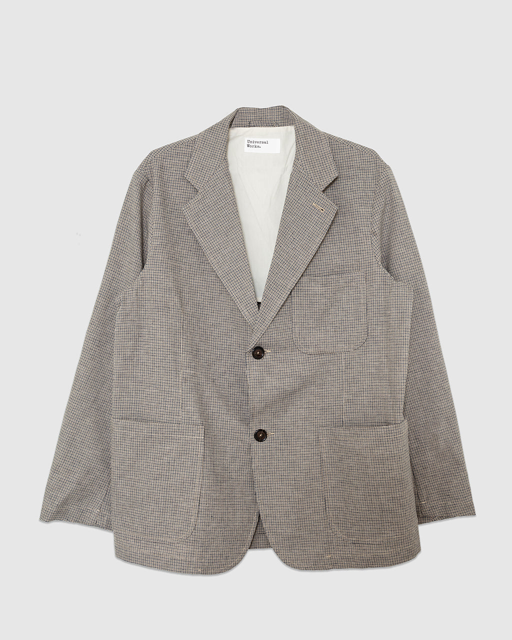 Two Button Jacket Lucas Cotton Mix Multi