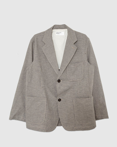 Two Button Jacket Lucas Cotton Mix Multi