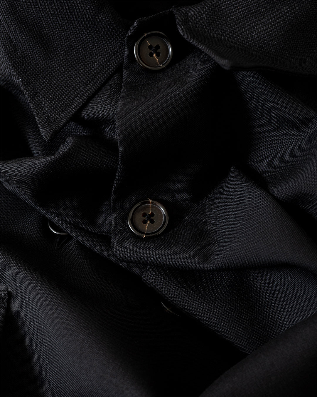 Travail Overshirt Tropical Suiting Black