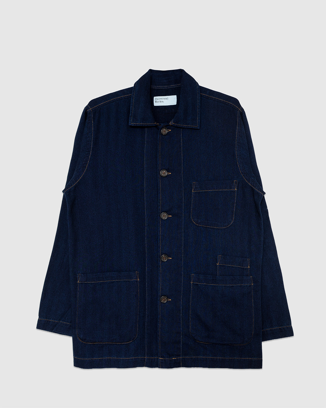 Bakers Overshirt Herringbone Indigo