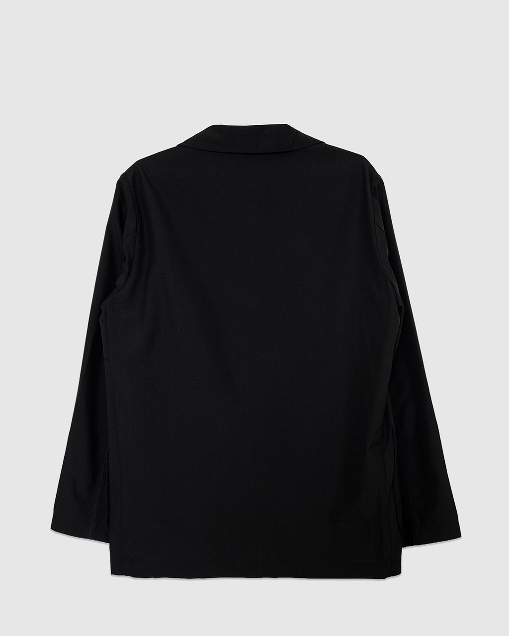 Two Button Jacket Tropical Suiting Black