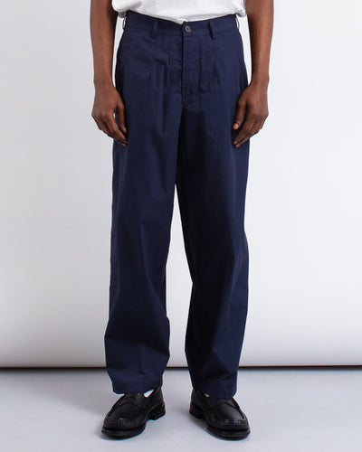Dutch Pant Peached Poplin Navy