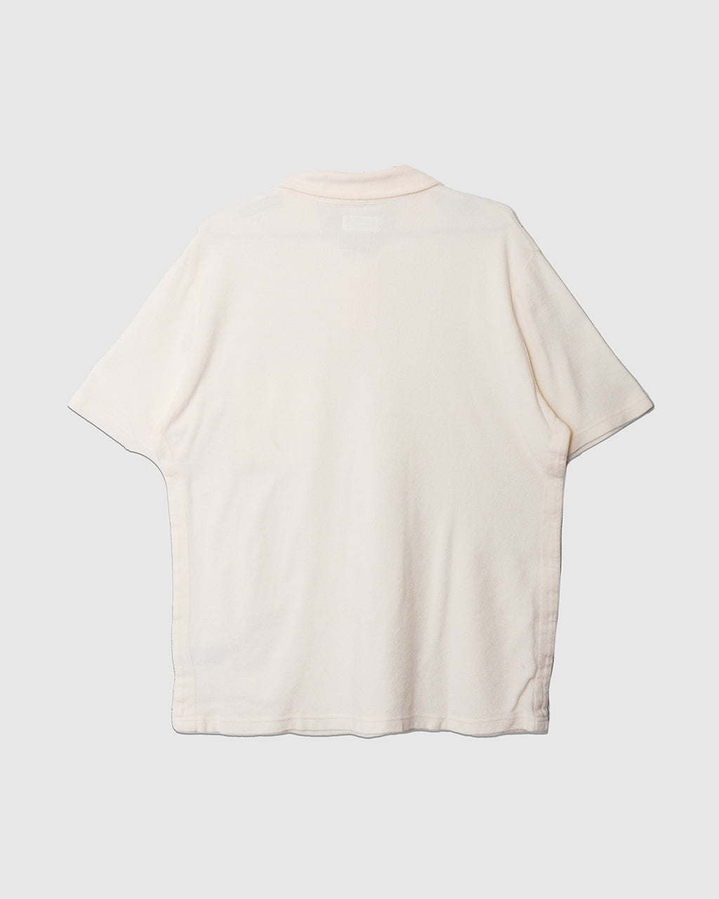 Newlyn Polo Light Weight Terry Ecru