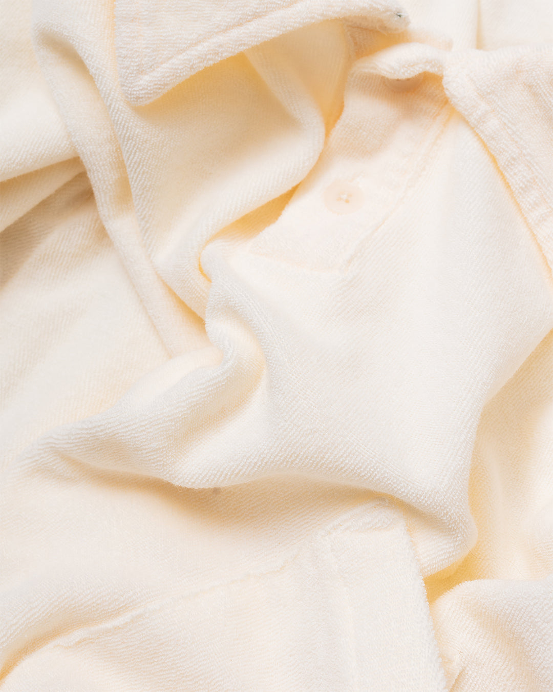 Newlyn Polo Light Weight Terry Ecru