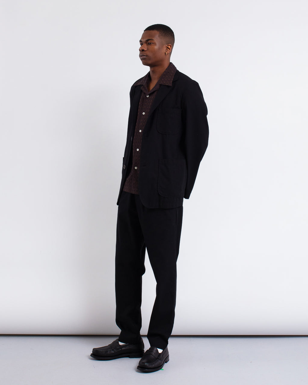 Two Button Jacket Valencia Black