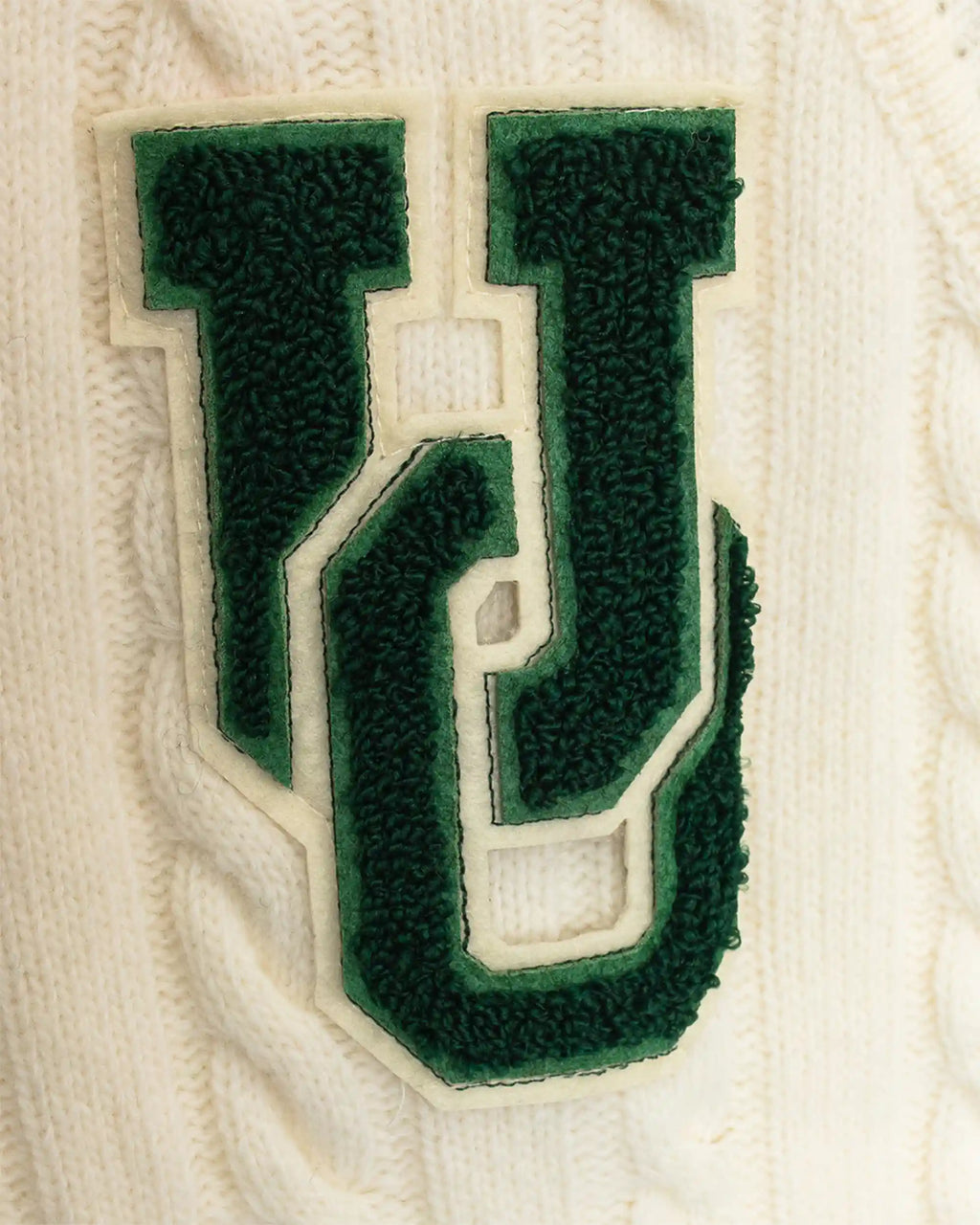 Uncle Otis x Far Afield Cricket Cable Knit Pinto Vest White