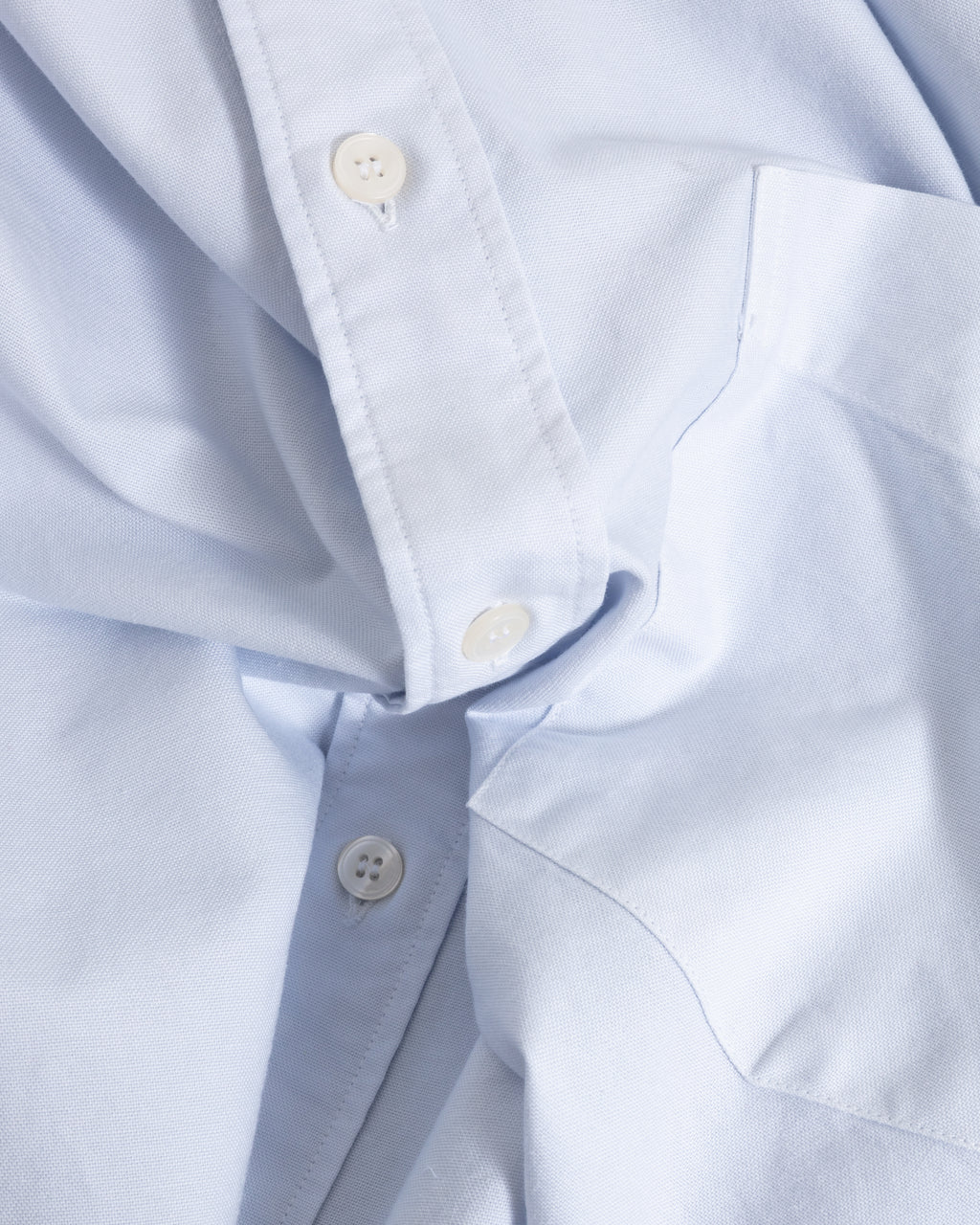 LS Baggy Shirt Washed Oxford Sky