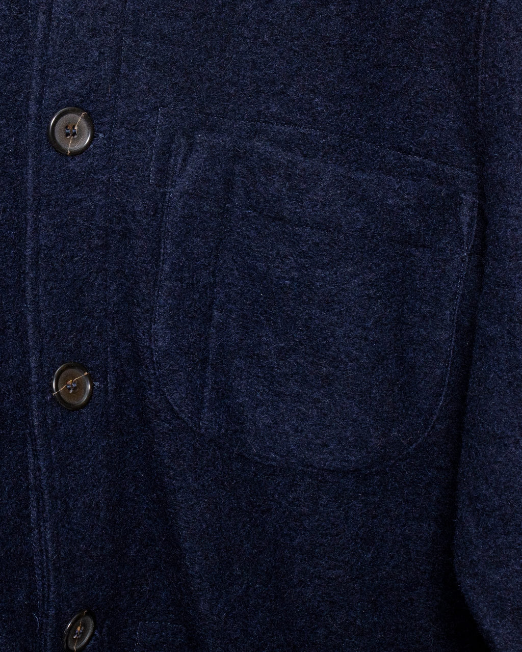Field Jacket Wool Fleece - Navy