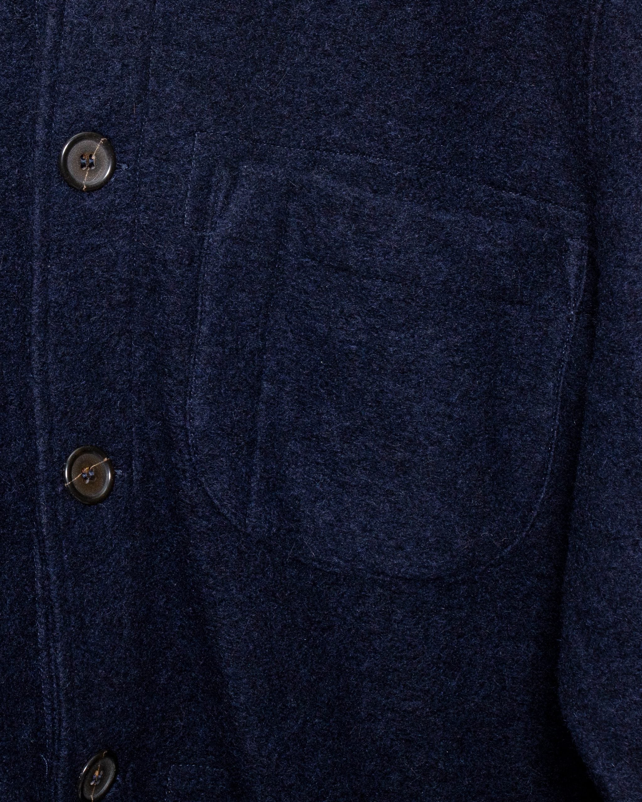 Field Jacket Wool Fleece - Navy
