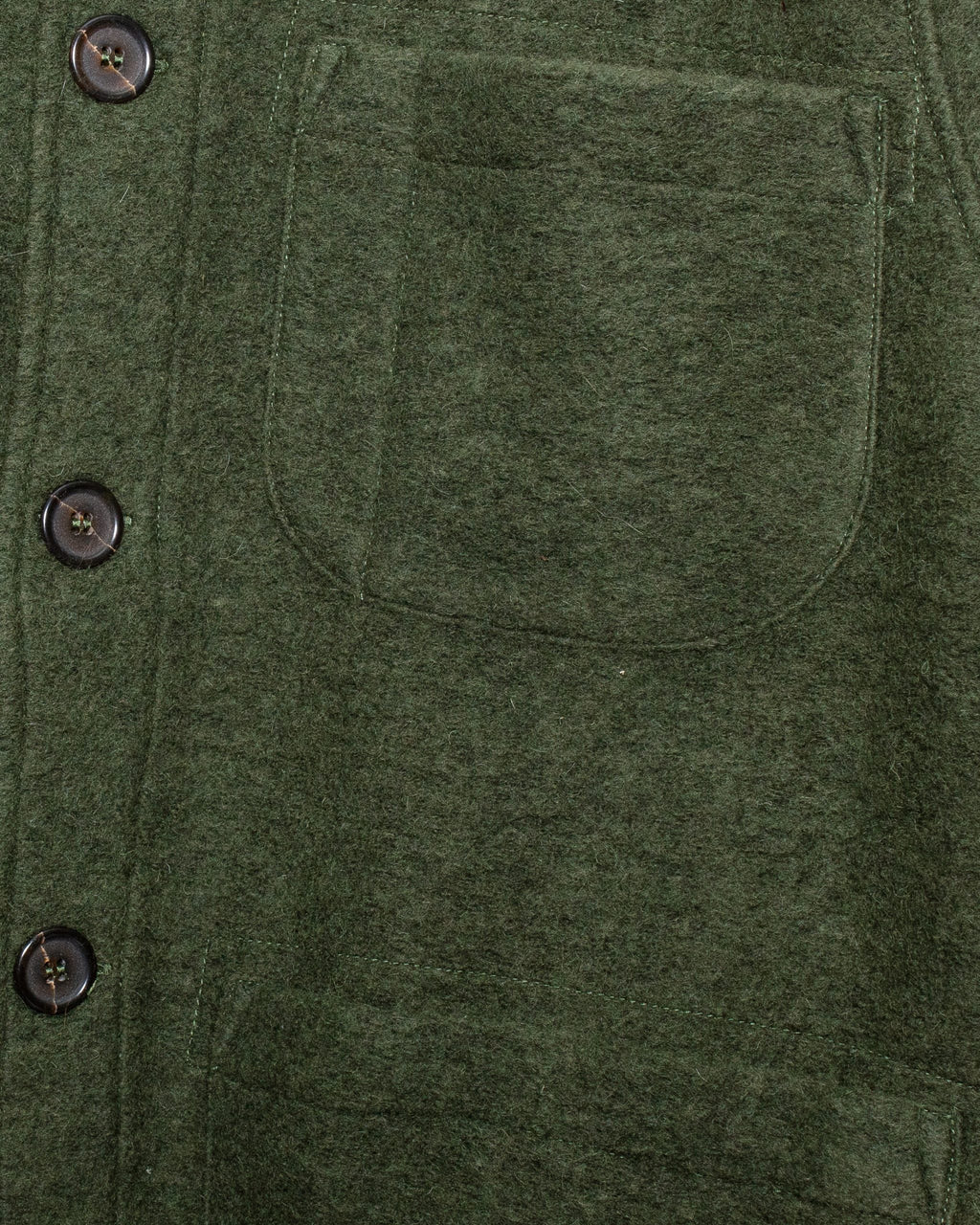 Field Jacket Wool Fleece - Olive