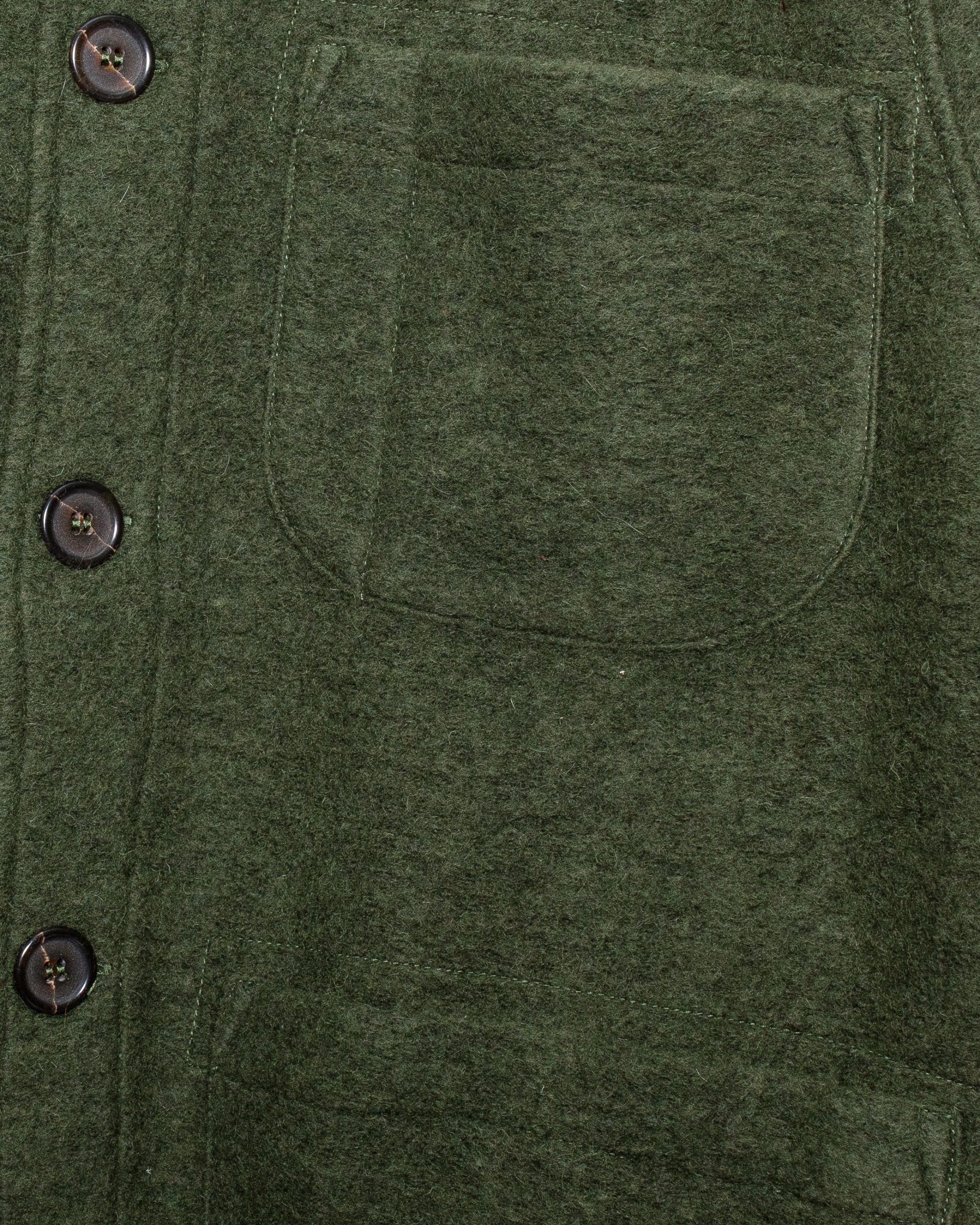 Field Jacket Wool Fleece - Olive