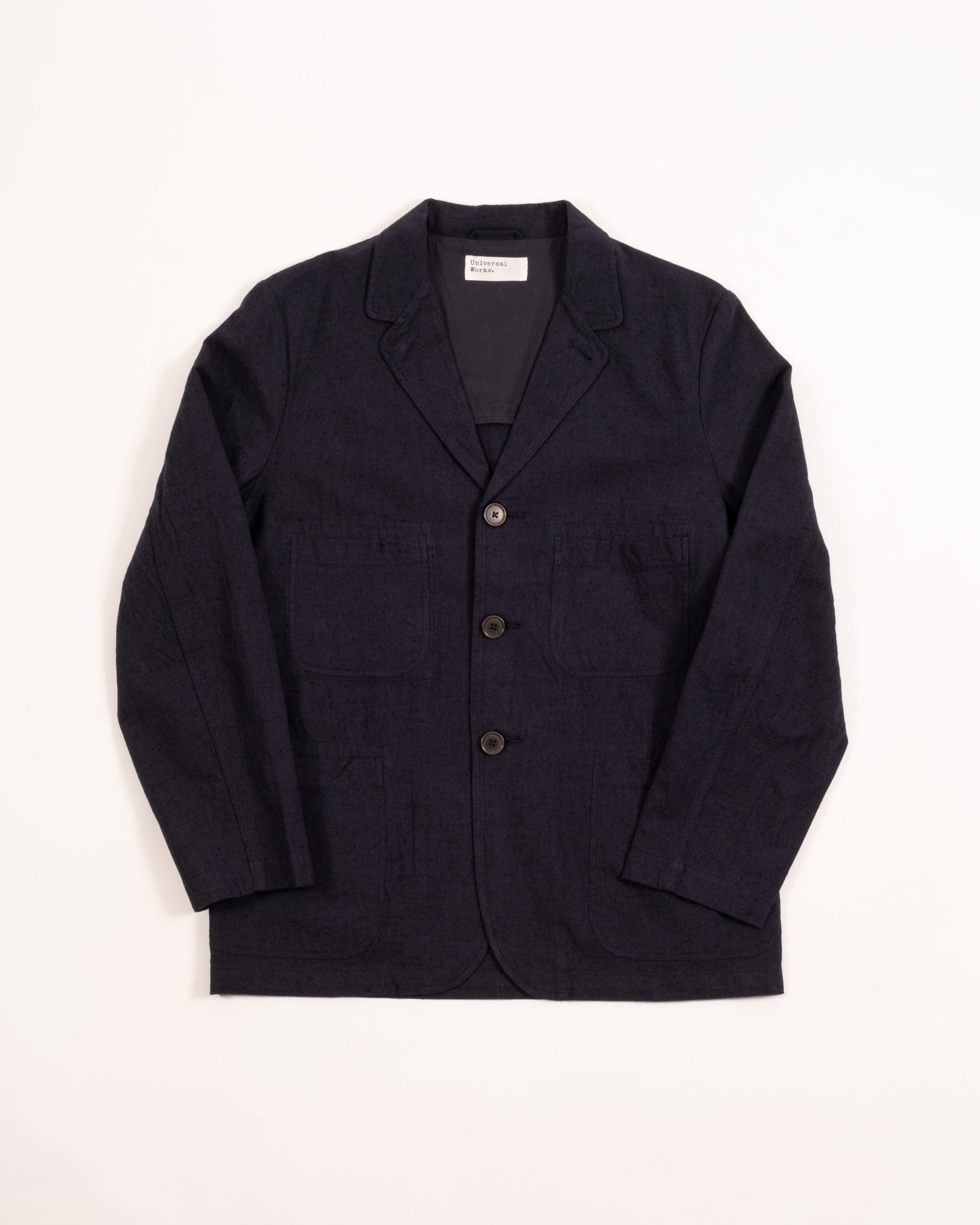 Five Pocket Jacket in Lord Cotton/Linen - Navy