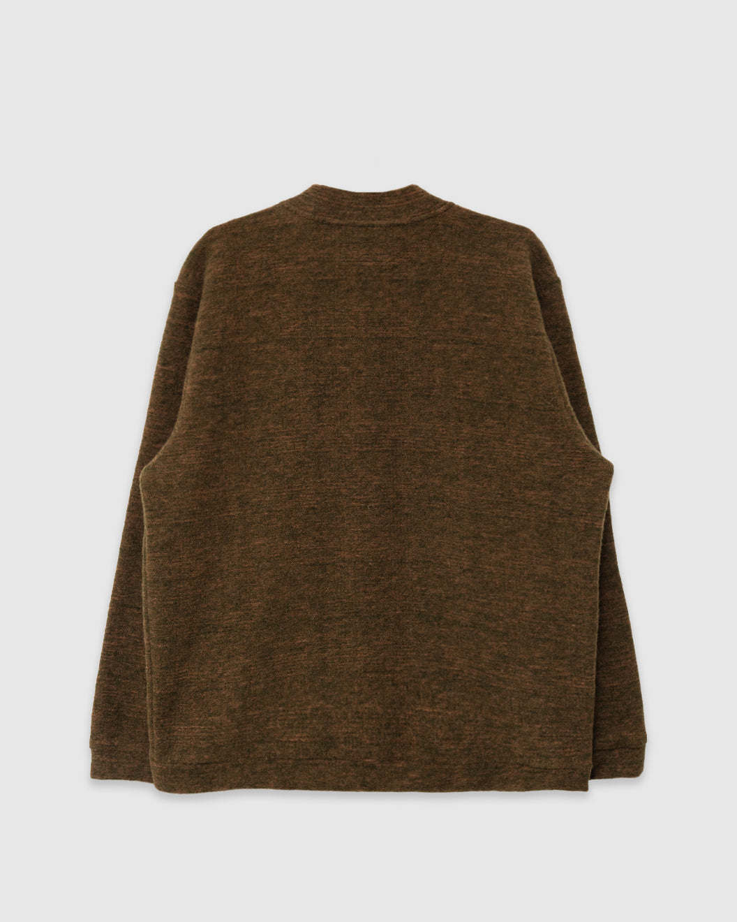 Cardigan Pino Wool Fleece Brown