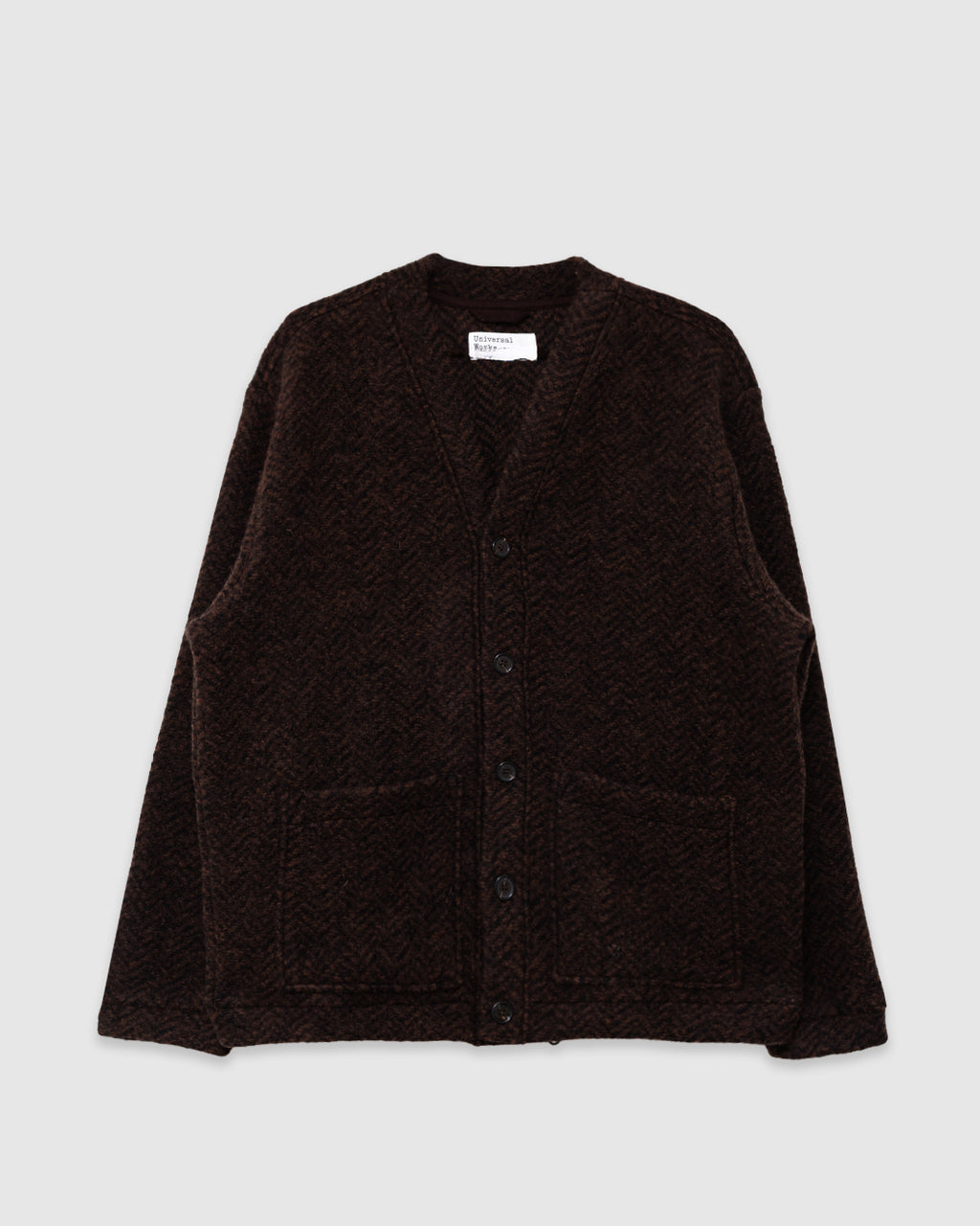 Advance Cardigan Raven Fleece Brown