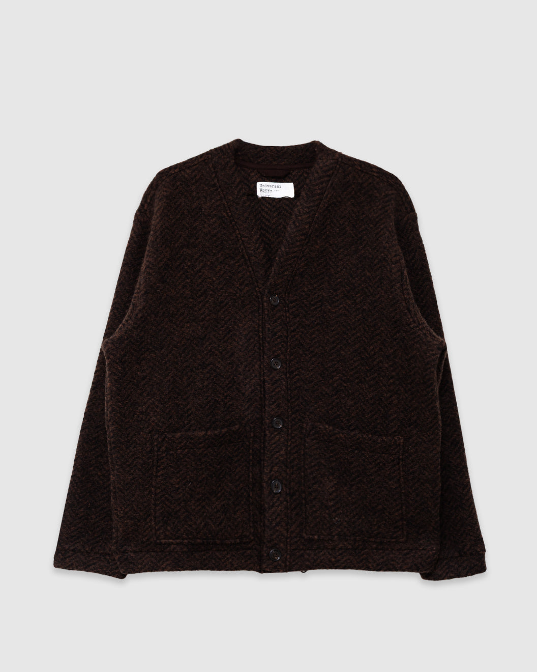 Advance Cardigan Raven Fleece Brown