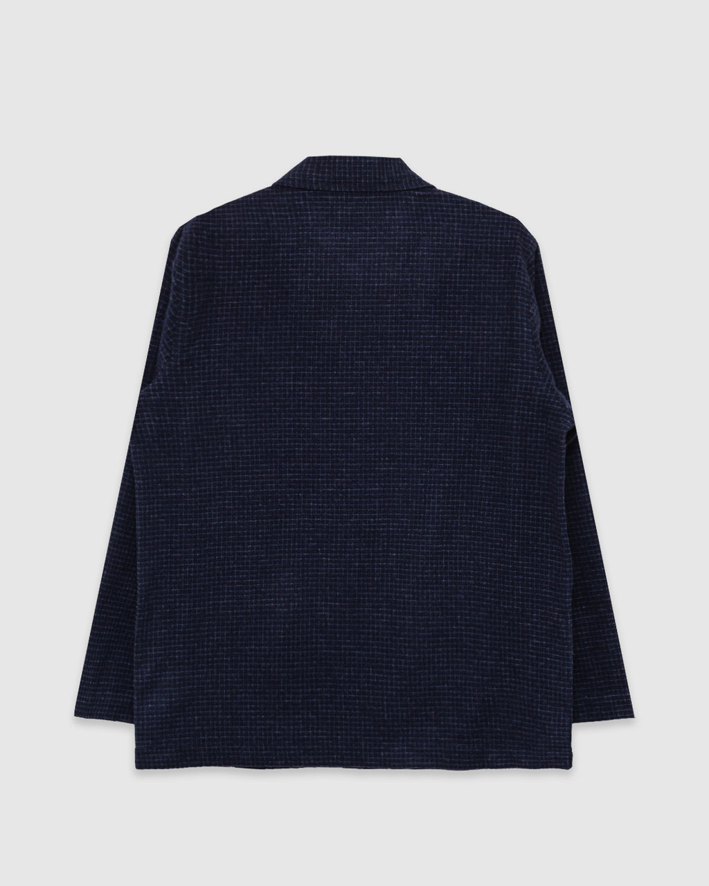 Bakers Overshirt Bobby Wool Mix Navy Check
