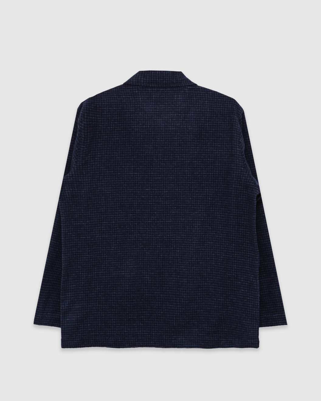 Bakers Overshirt Bobby Wool Mix Navy Check
