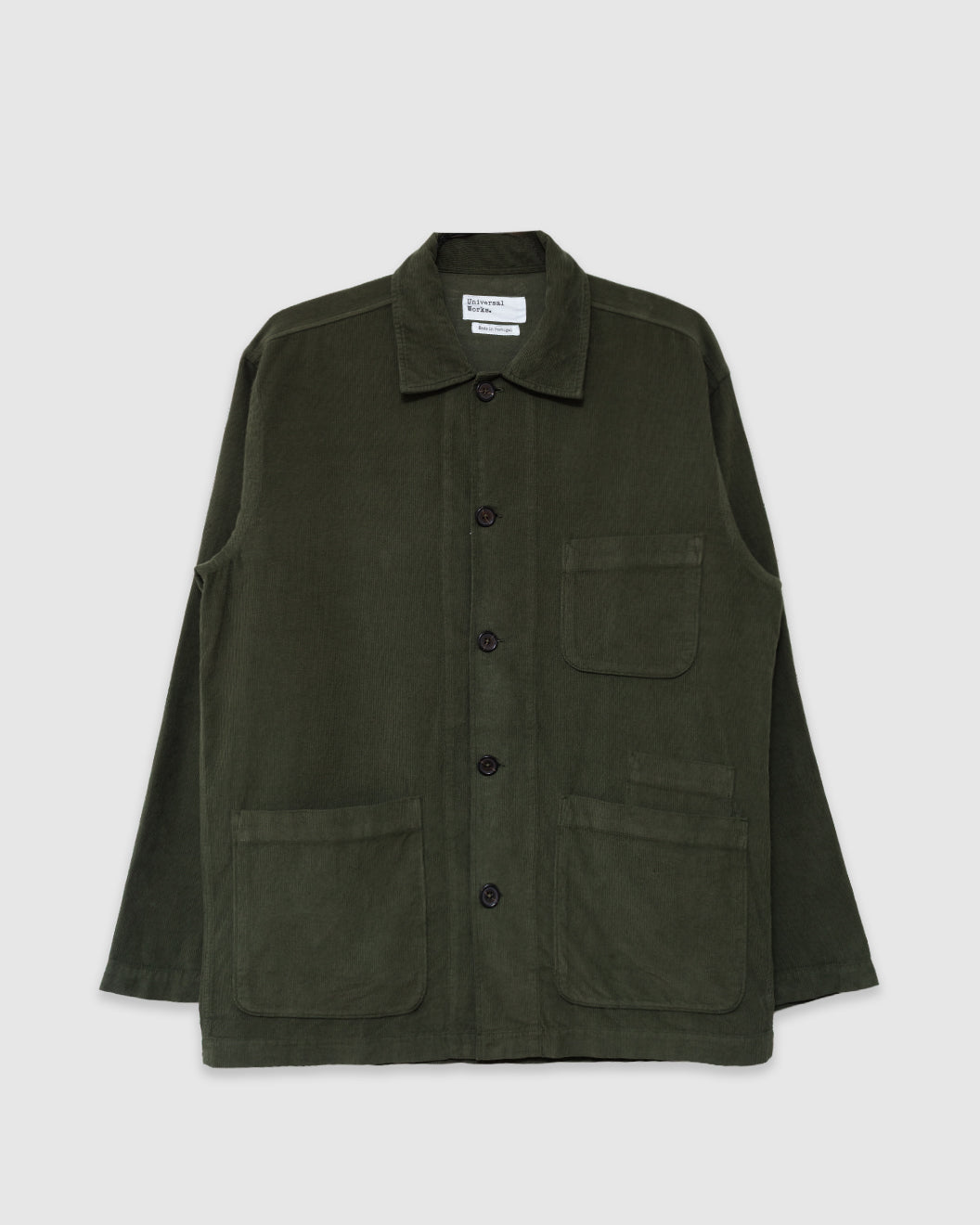 Bakers Overshirt Fine Cord Olive