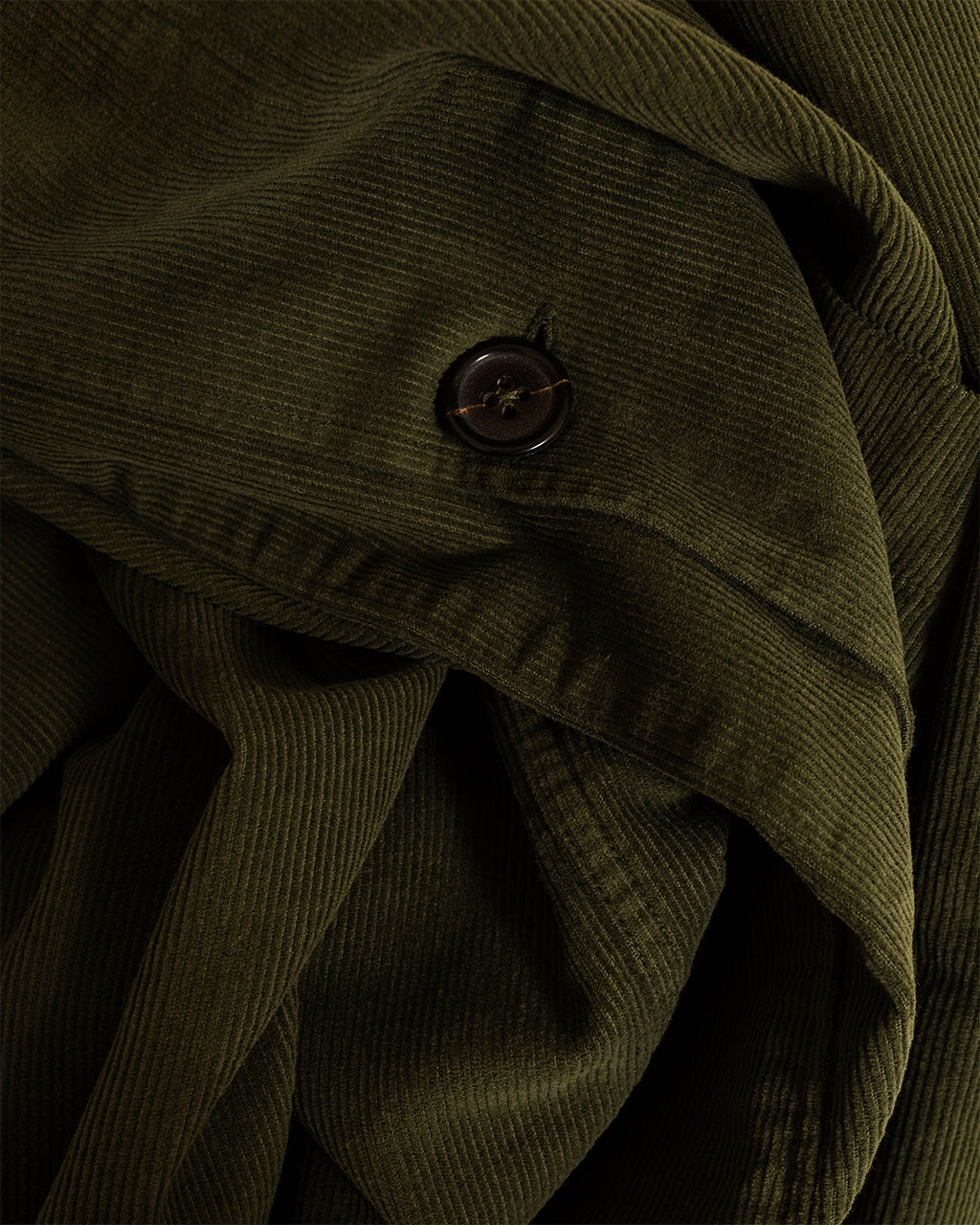 Bakers Overshirt Fine Cord Olive