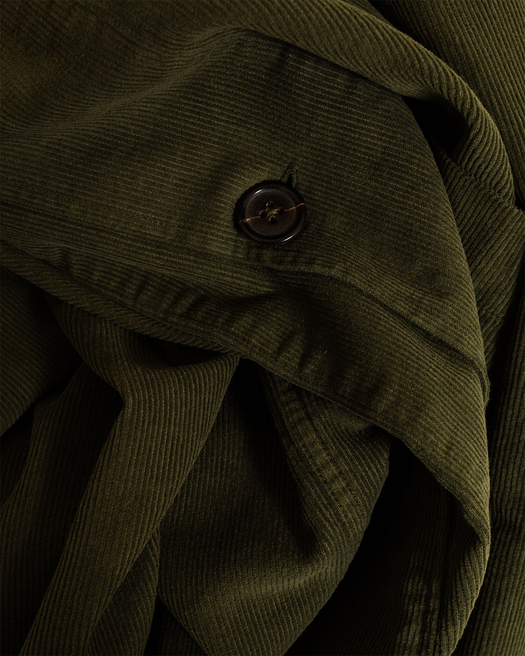 Bakers Overshirt Fine Cord Olive