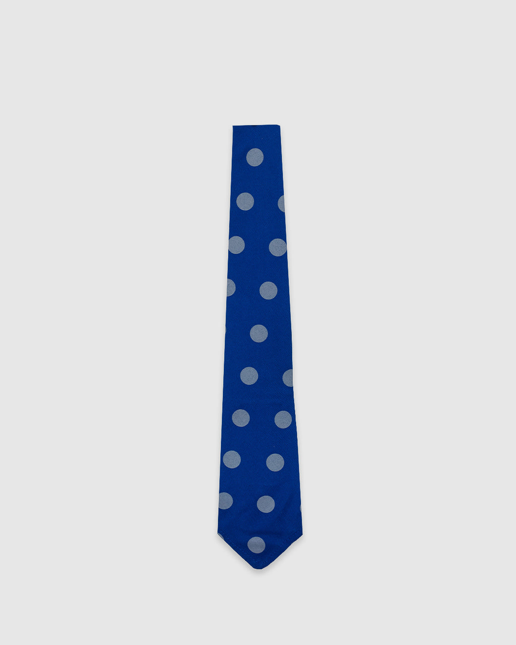 Bold Dot Print Tie Blue