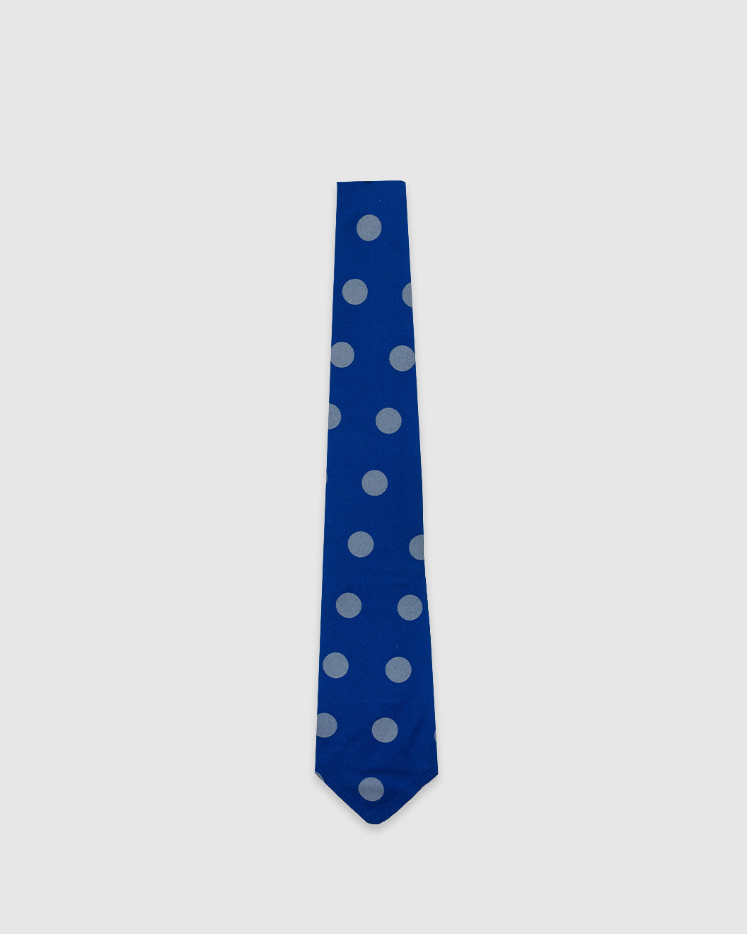 Bold Dot Print Tie Blue
