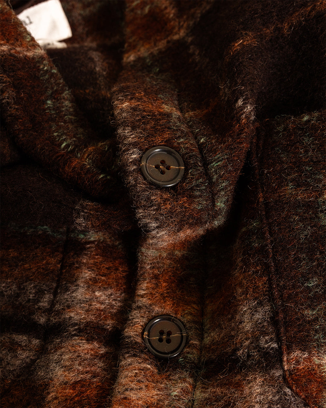Cardigan Wool Fleece Berry/Brown