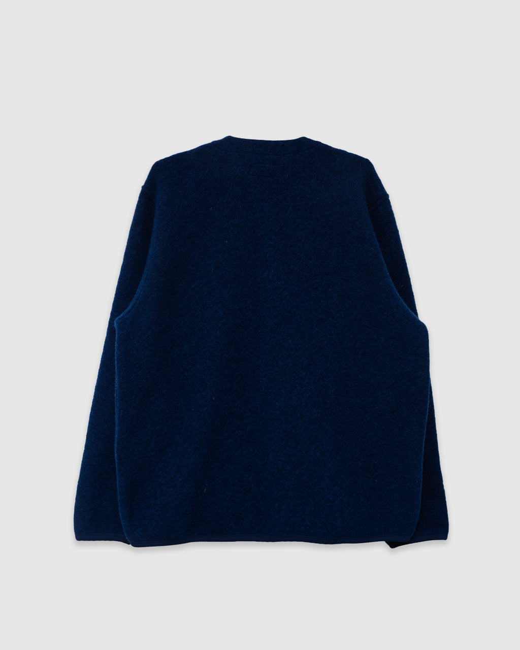 Cardigan Wool Fleece Indigo