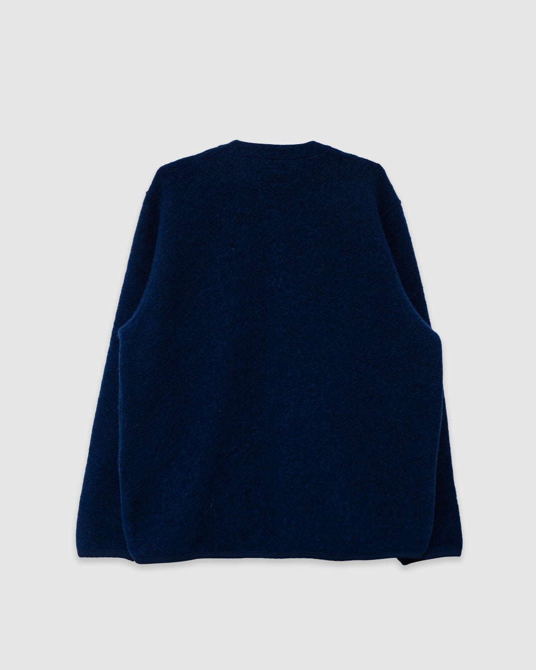 Cardigan Wool Fleece Indigo