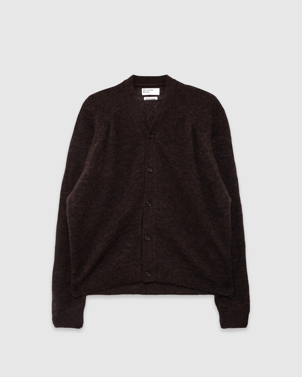 David Cardigan Alpaca Knit Brown