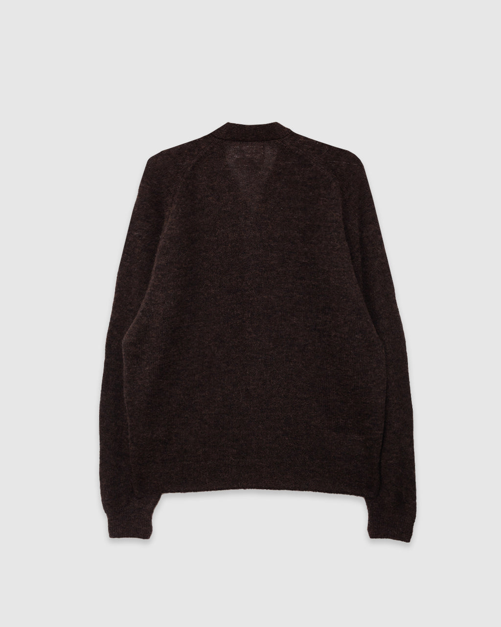 David Cardigan Alpaca Knit Brown