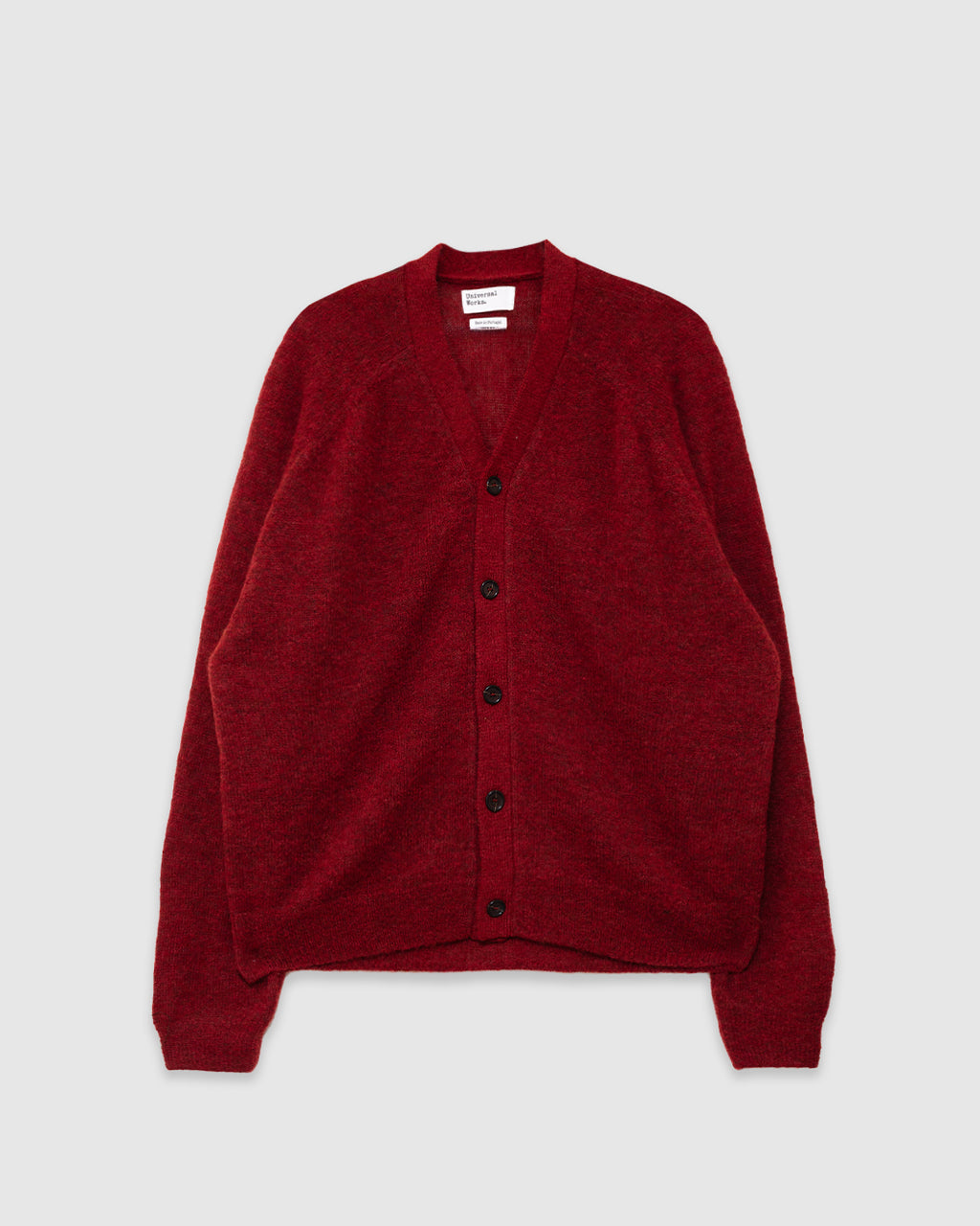 David Cardigan Alpaca Knit Deep Orange