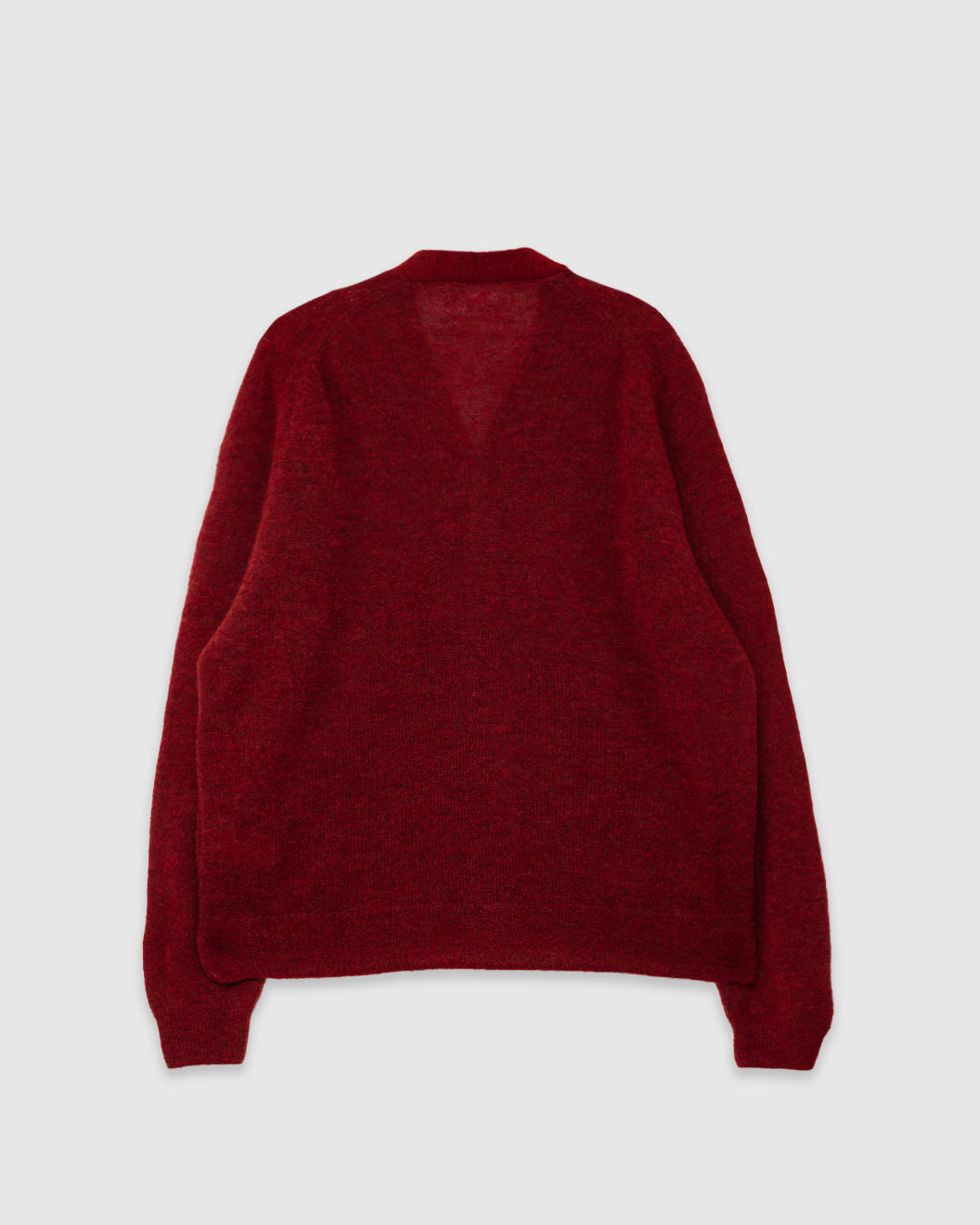 David Cardigan Alpaca Knit Deep Orange