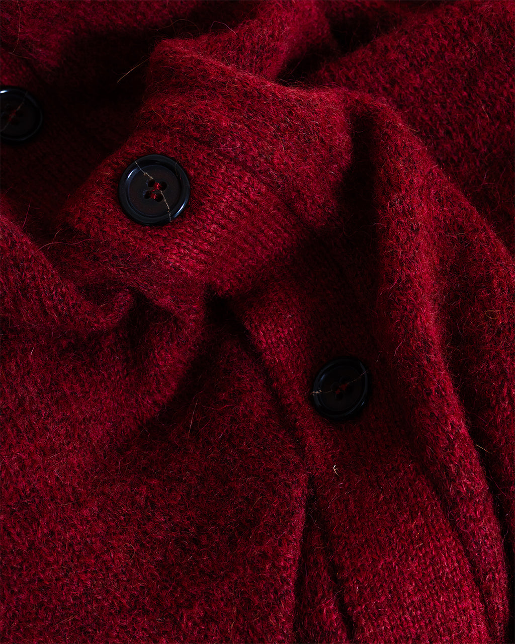 David Cardigan Alpaca Knit Deep Orange