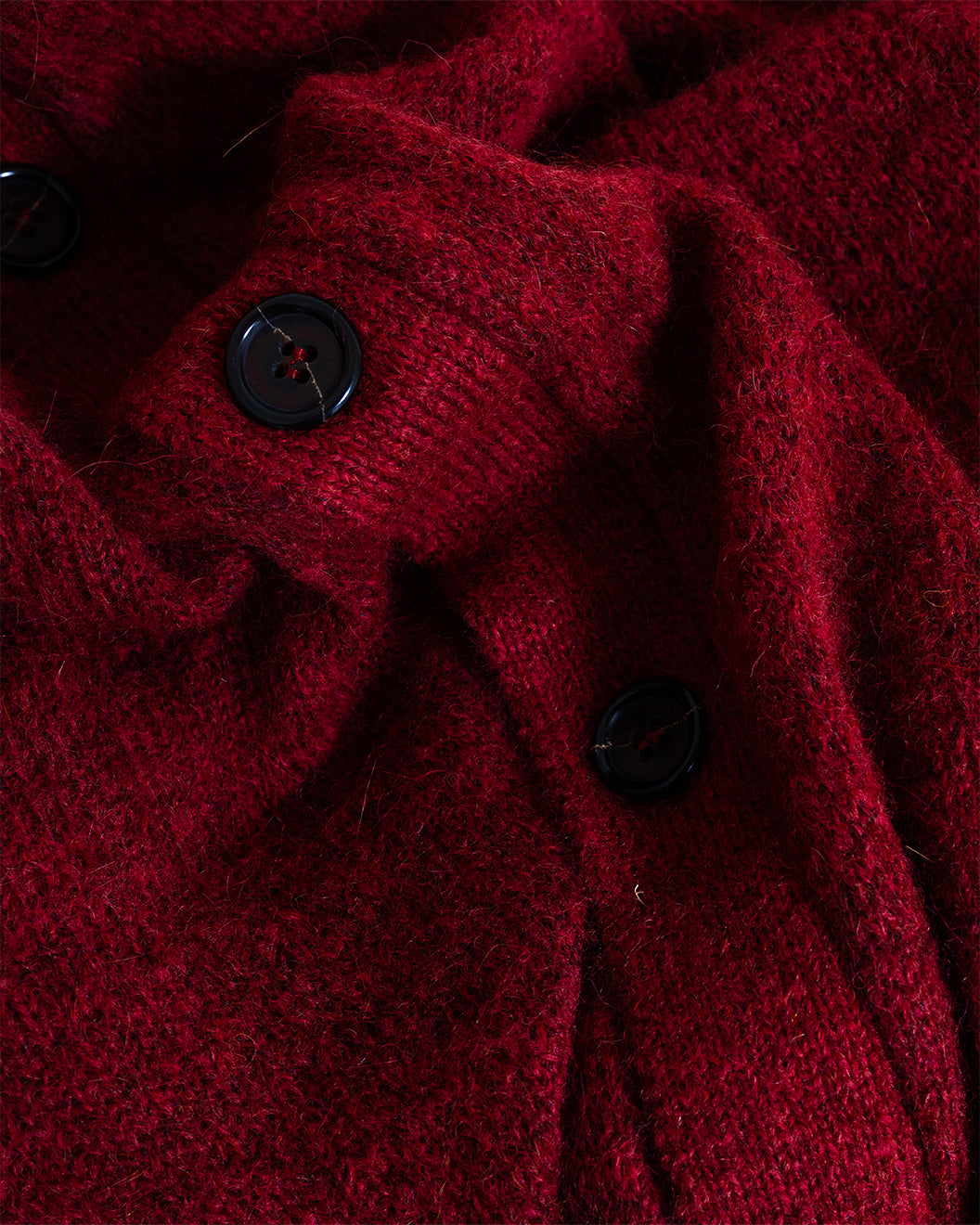 David Cardigan Alpaca Knit Deep Orange