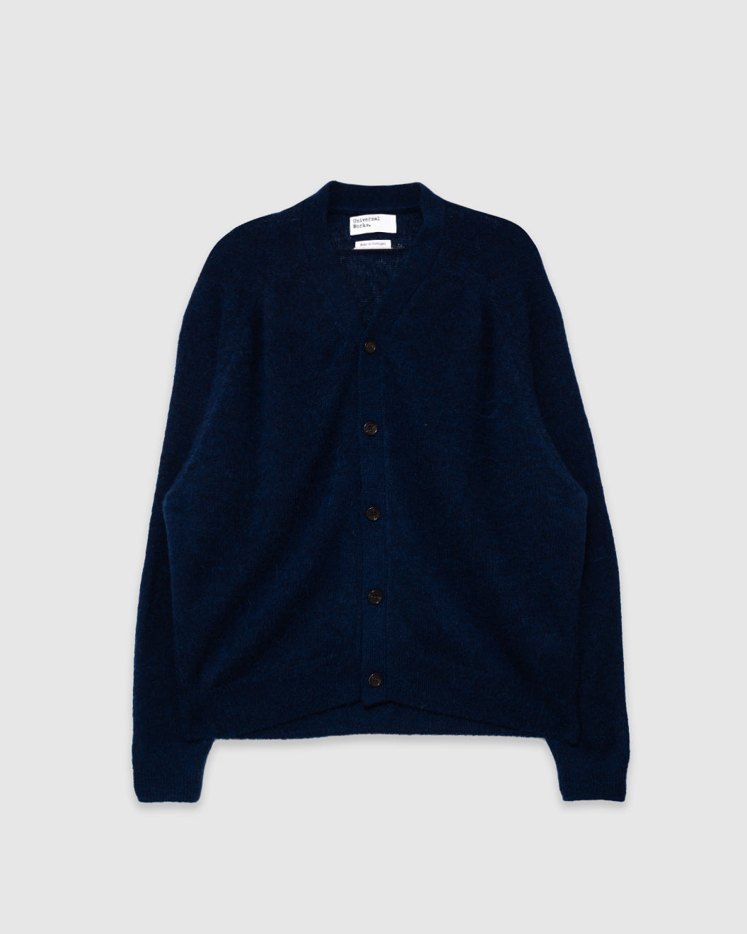 David Cardigan Alpaca Knit Navy
