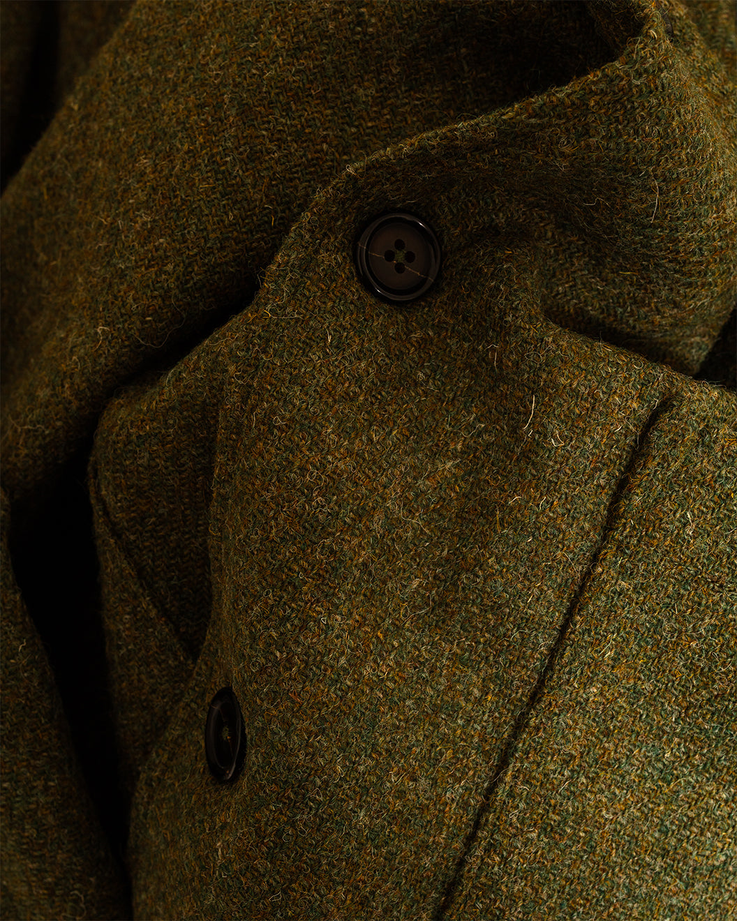 Easy Jacket Harris Tweed Olive