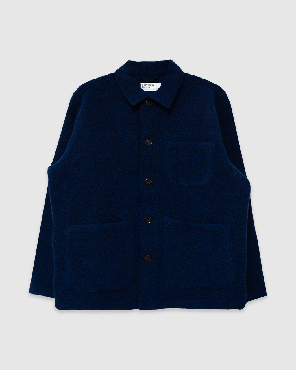 Field Jacket Wool Fleece Indigo
