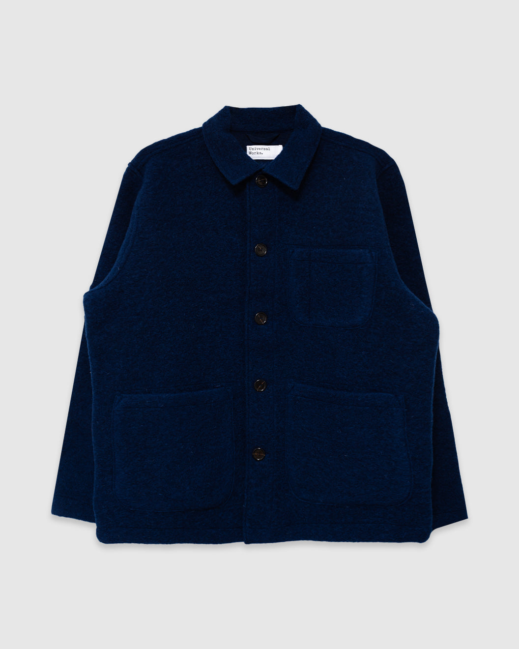 Field Jacket Wool Fleece Indigo