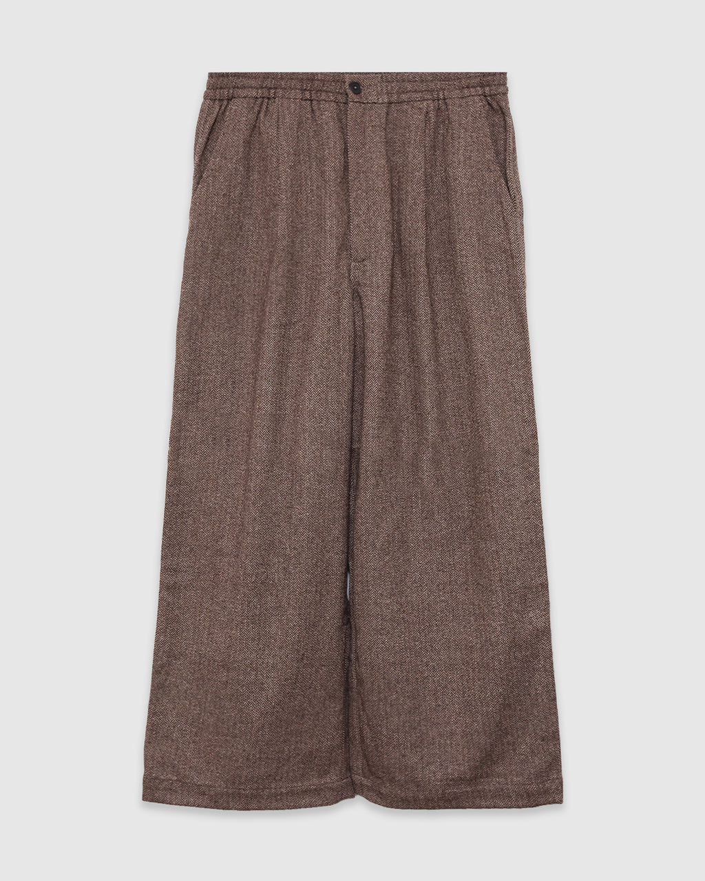 Gillespie Pant Wool Herringbone Brown