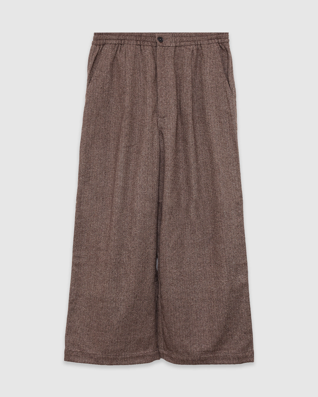 Gillespie Pant Wool Herringbone Brown