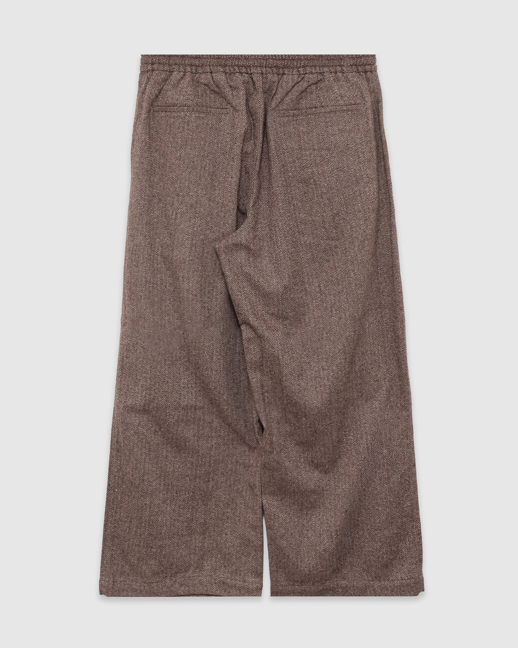 Gillespie Pant Wool Herringbone Brown