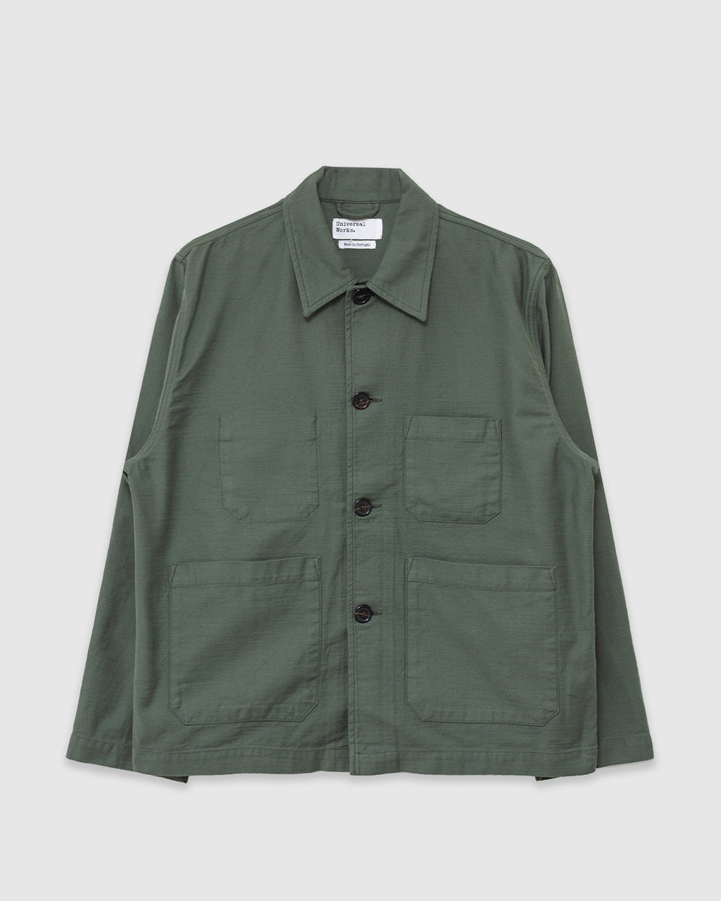 Ives Jacket Slub Sateen Olive