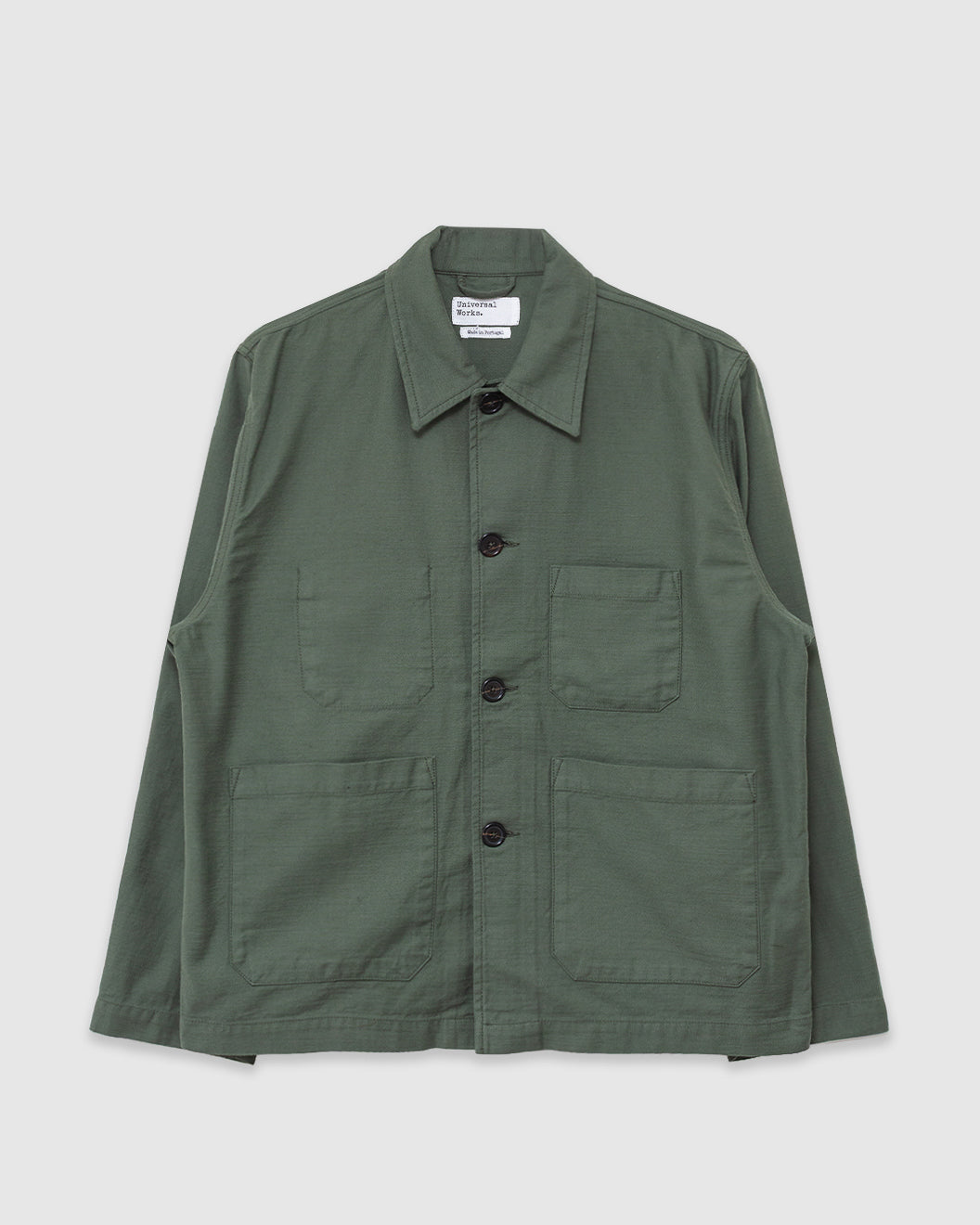 Ives Jacket Slub Sateen Olive