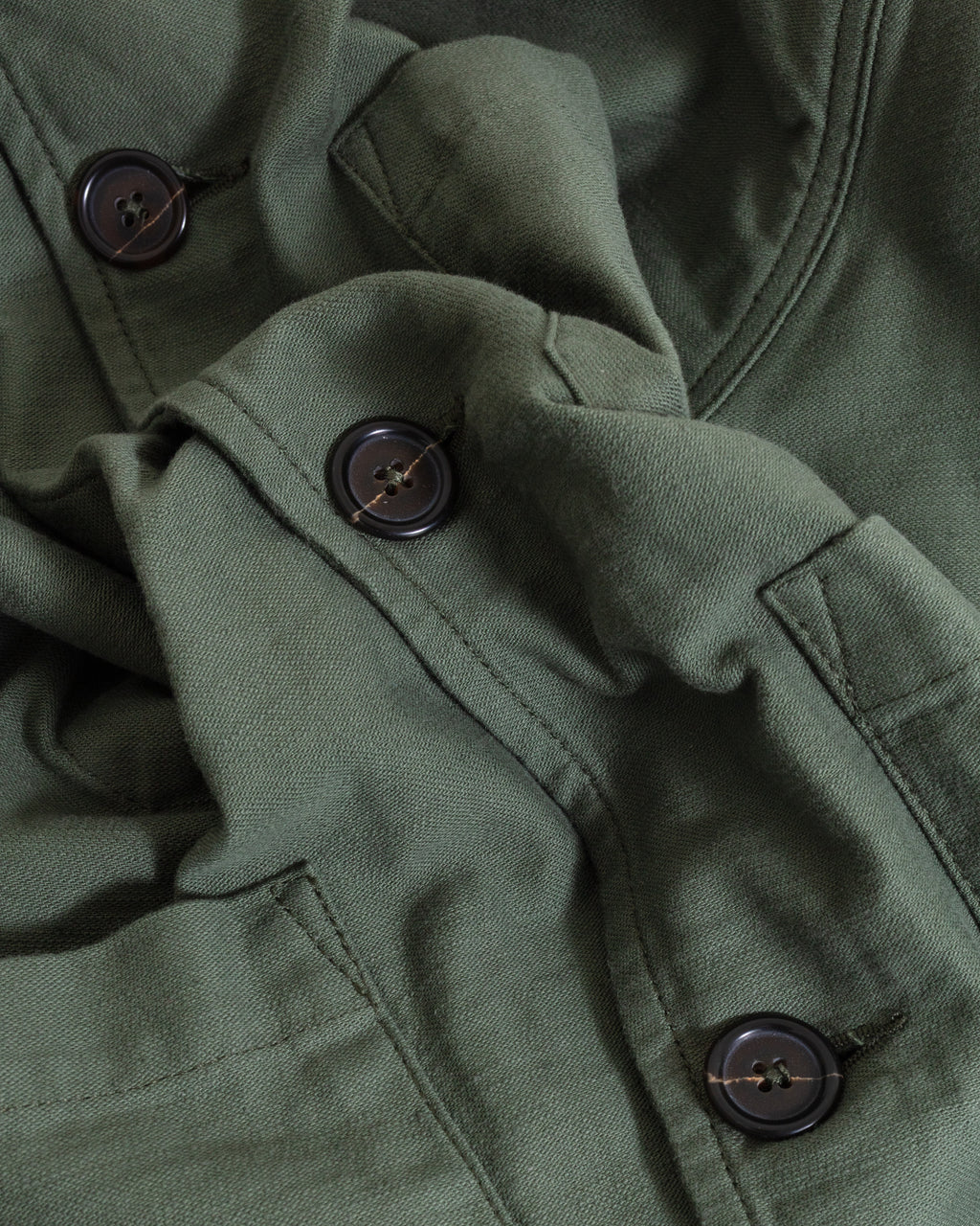 Ives Jacket Slub Sateen Olive